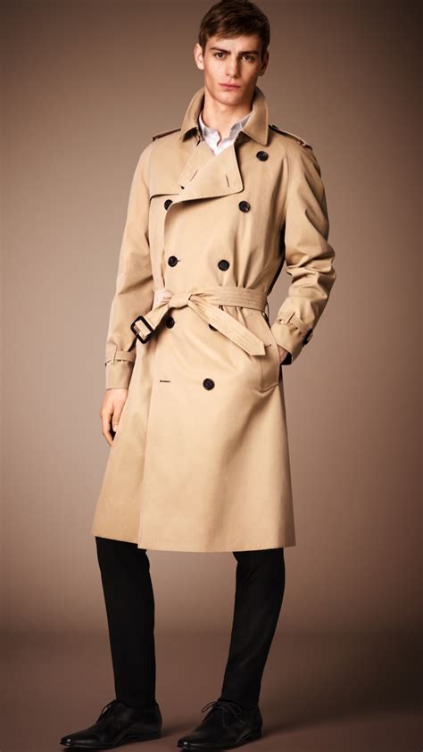 burberry uomo trench|authentic burberry men trench coat.